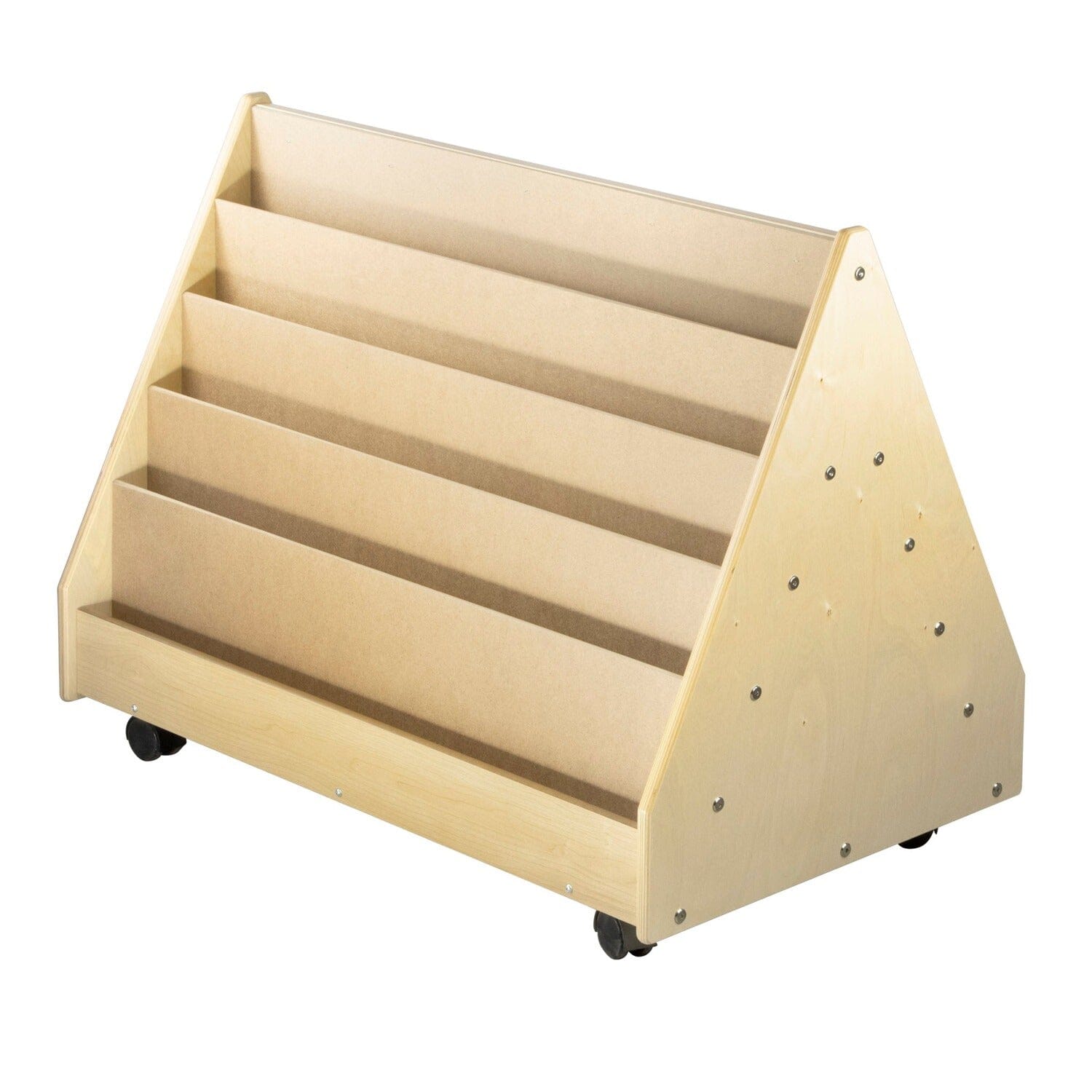 Double Sided Book Rack with 10 Shelves | Trojan Classroom Furniture Book Racks & Book Carts Trojan Classroom Furniture 