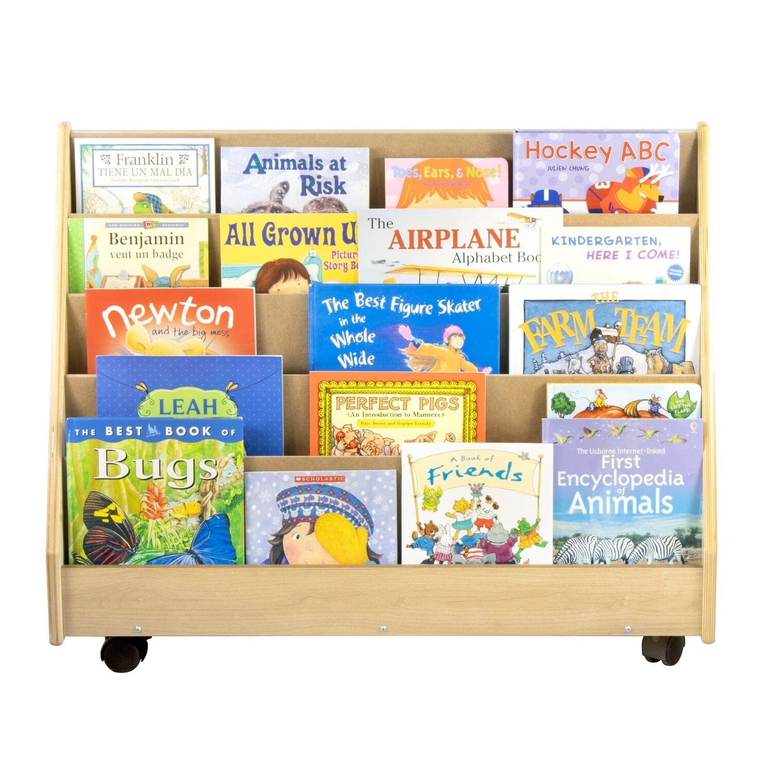 Double Sided Book Rack with 10 Shelves | Trojan Classroom Furniture Book Racks & Book Carts Trojan Classroom Furniture 