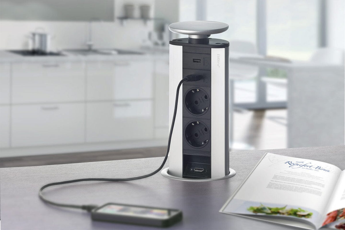 Evoline Port (1 Available) Power Solution School Furniture by Simplova 