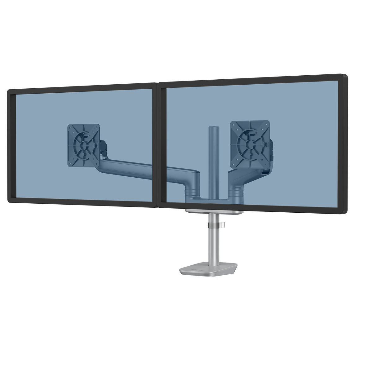 Rising™ Dual Monitor Arms — Rising EX2-F Dual Monitor Arm - Platinum