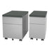 MP Mobile Storage Pedestals — Mobile Pedestal - Silver