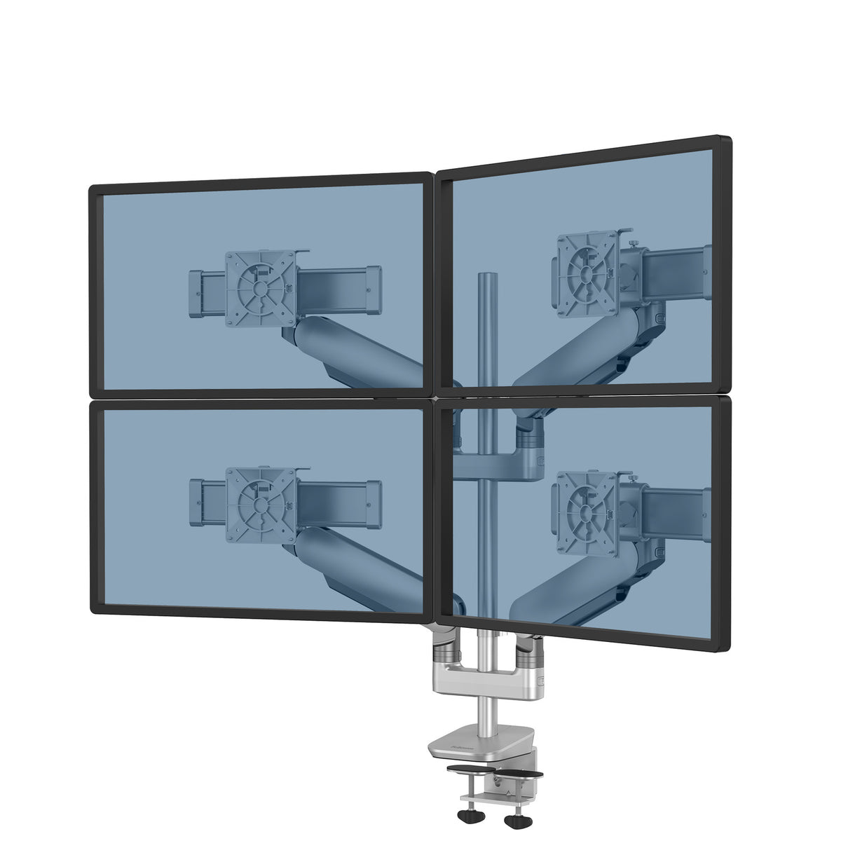 Rising™ Multi-Monitor Arms — Rising EX4-MS Platinum