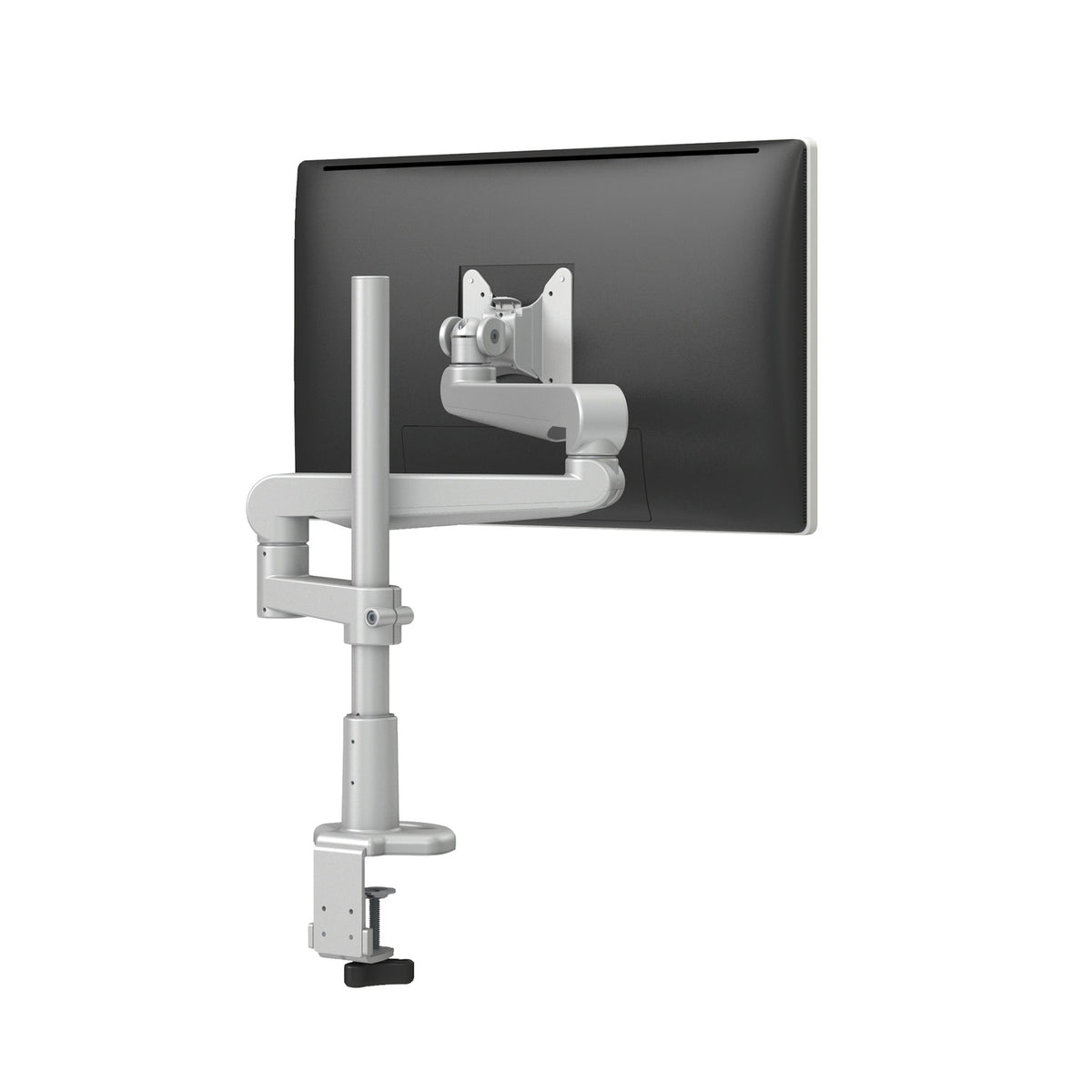 Evolve Single Monitor Arms — Evolve1-FF - Silver