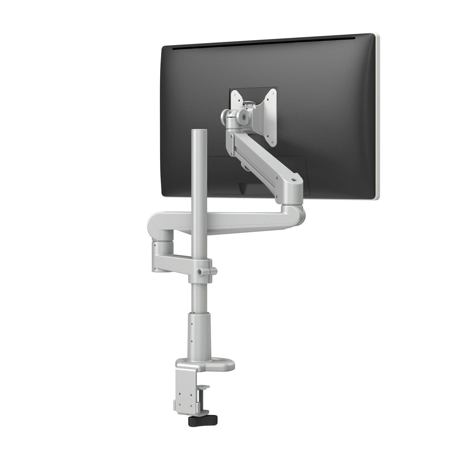 Evolve Single Monitor Arms — Evolve1-FM - Silver