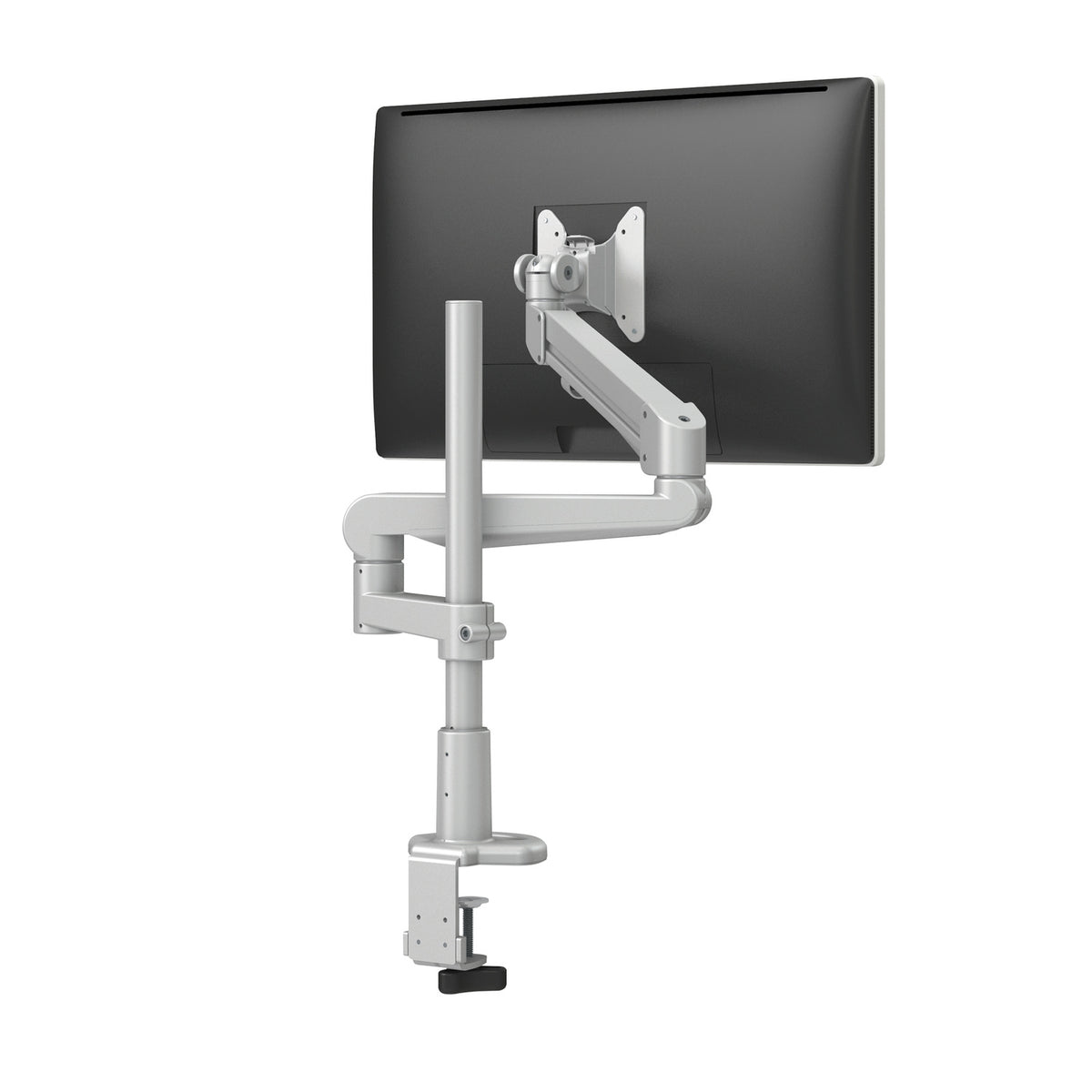 Evolve Single Monitor Arms — Evolve1-FM - Silver