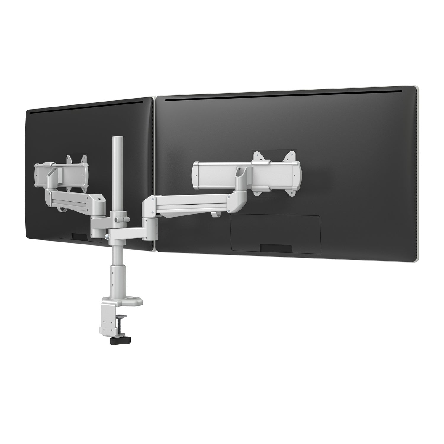 Evolve Dual Monitor Arms — Evolve2-MS - Silver
