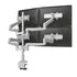 Evolve Multi-Monitor Arms — Evolve4-FMS - Silver