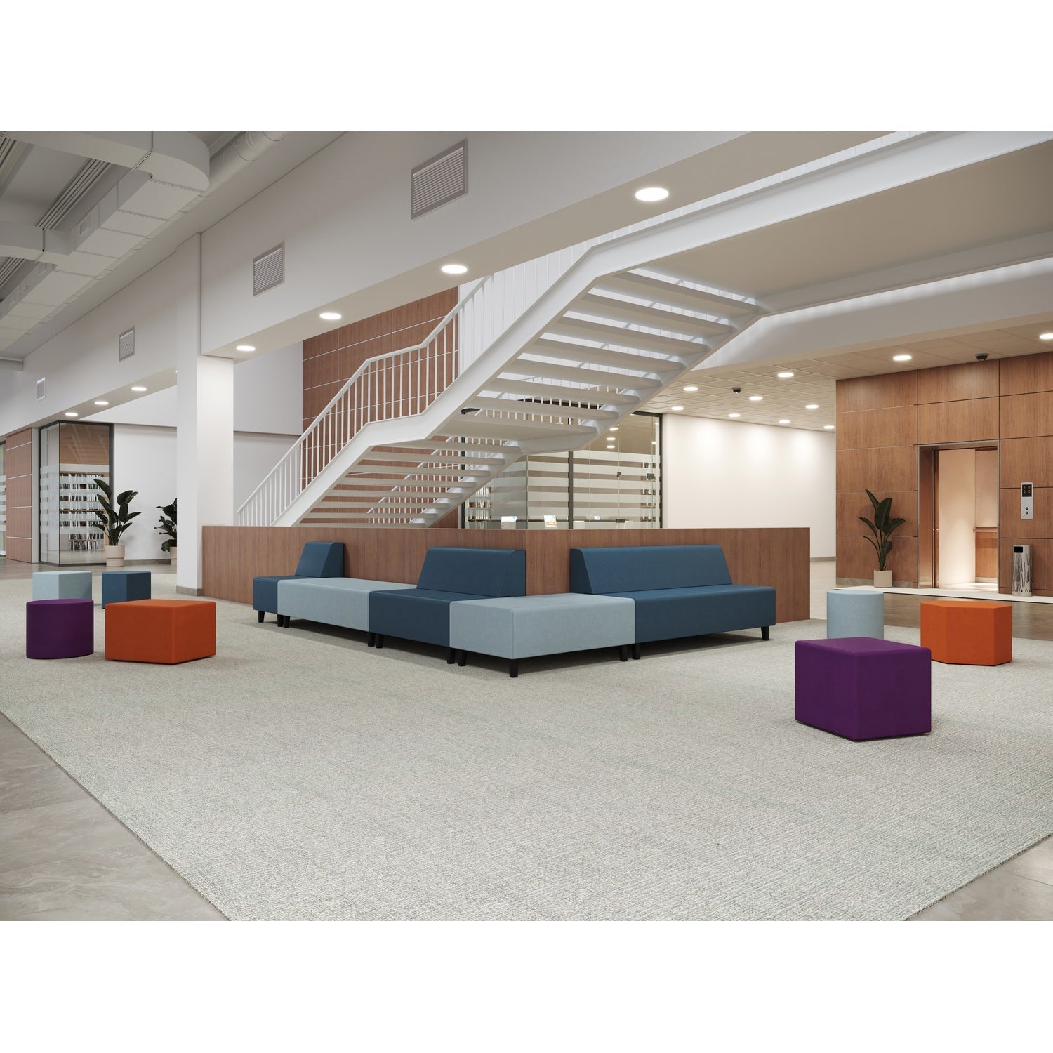 Flexxform Frame Ottomans — additional manufacturer image