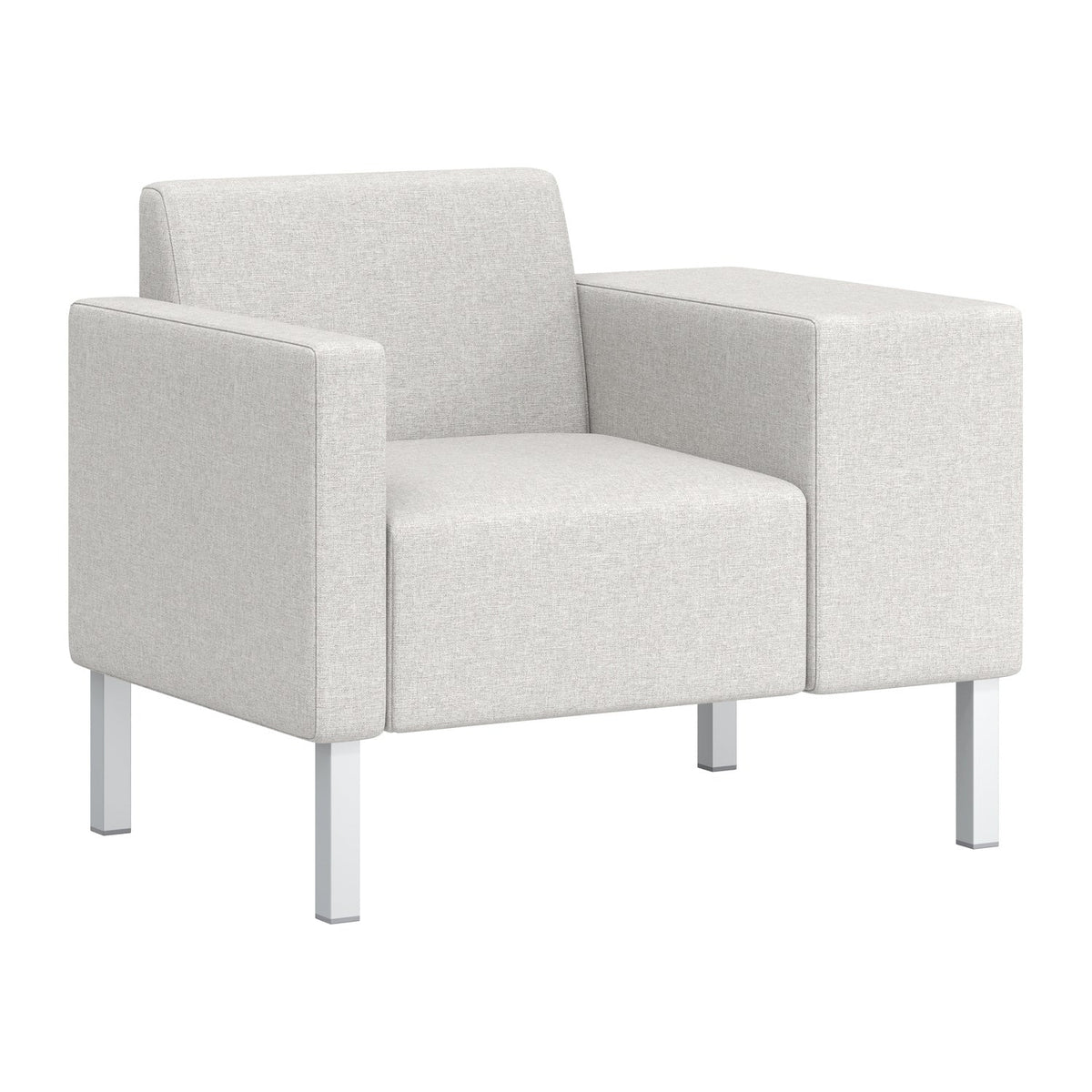Flexxform Thk + Thn Square — One Seat with Thick Left Arm — 38