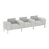 Flexxform Thk + Thn Waterfall — Tandem Three Seat — 110" × 27" × 28" — TTWT3