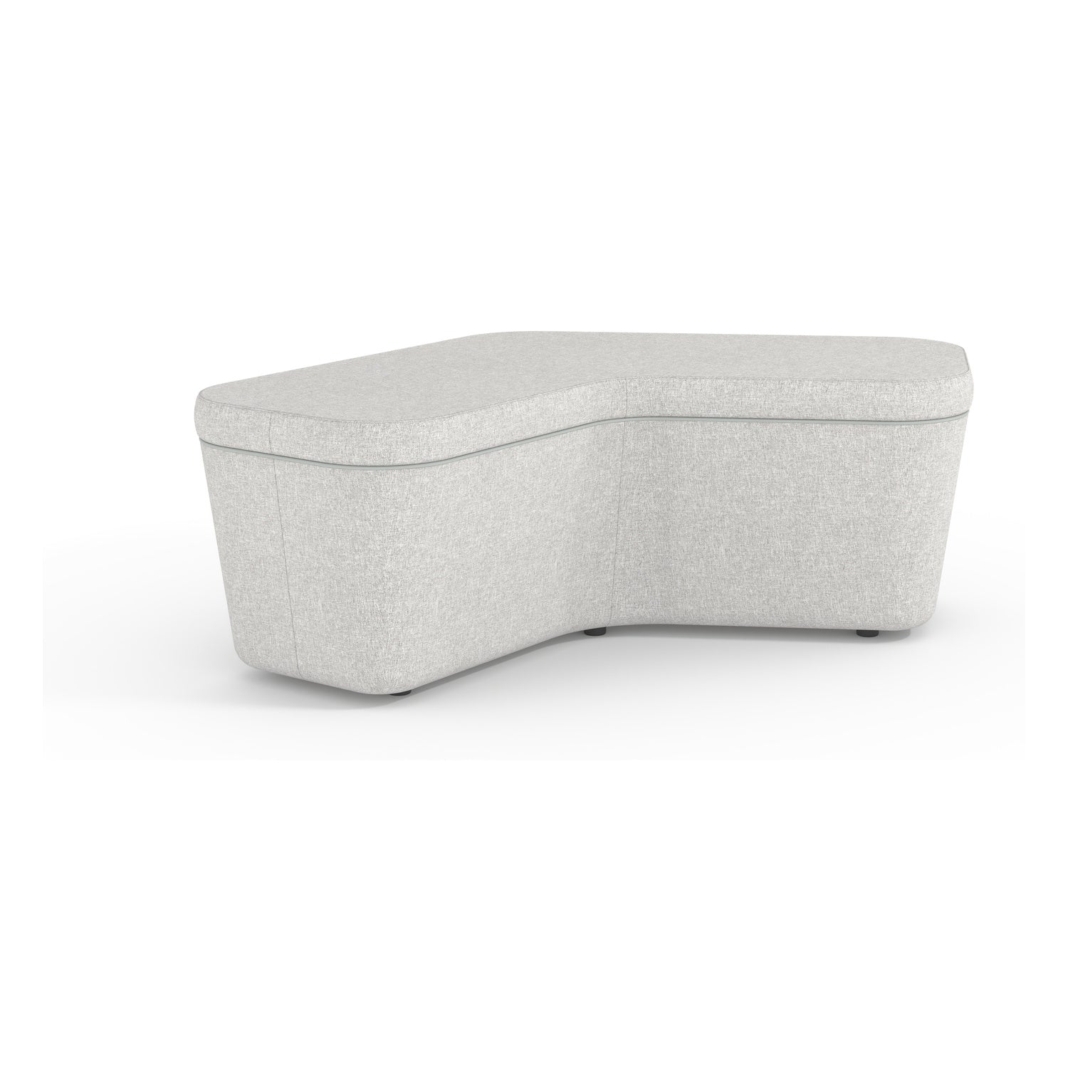 Flexxform Innsbrook — Angled Bench — 55" × 19" × 18" — INNA
