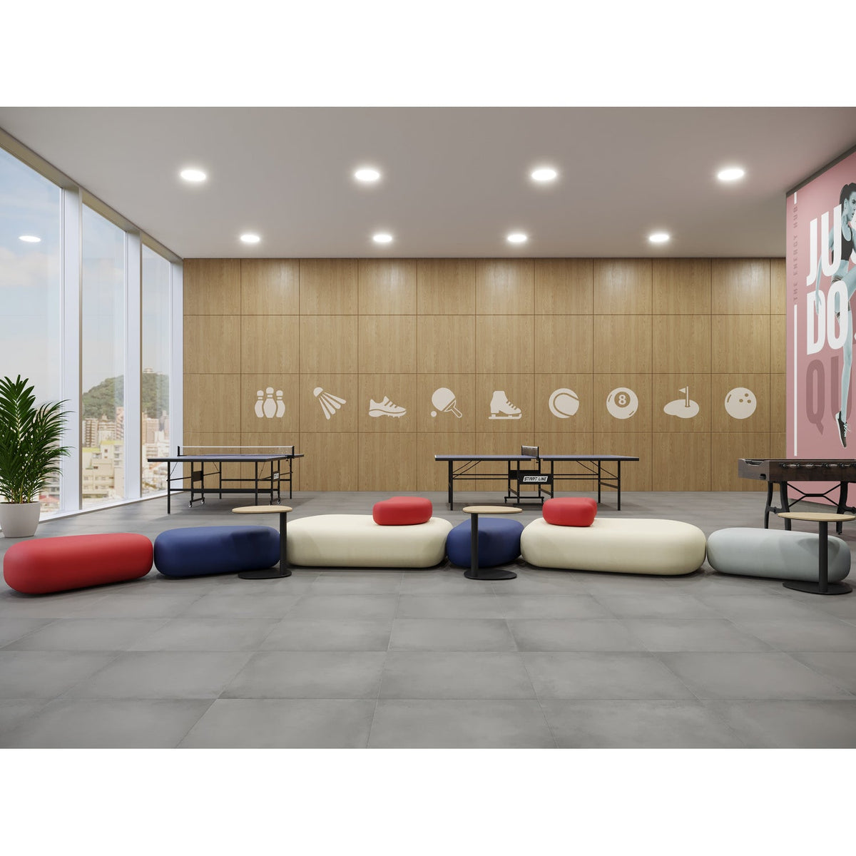 Flexxform Koa Ottoman — additional manufacturer image