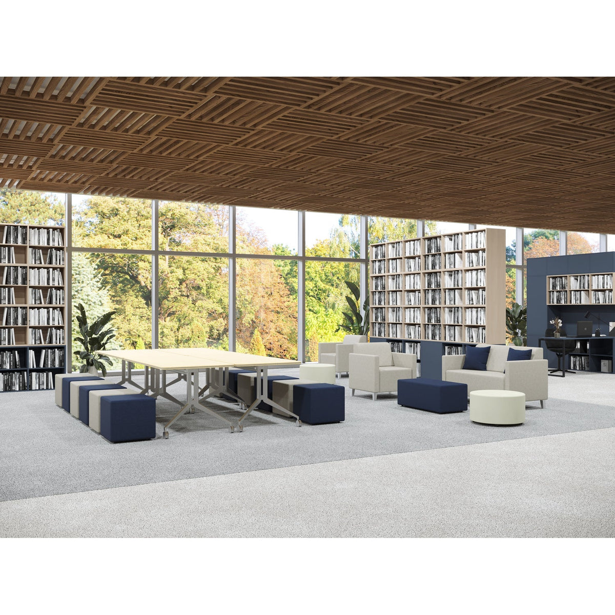 Flexxform Frame Ottomans — additional manufacturer image