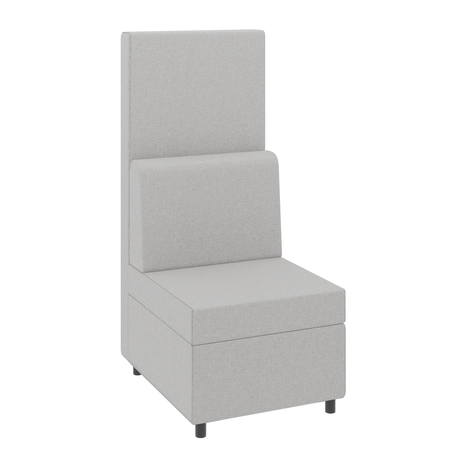 Flexxform Ion — One Seat Privacy Back — 24" × 30" × 54" — ION1-PB