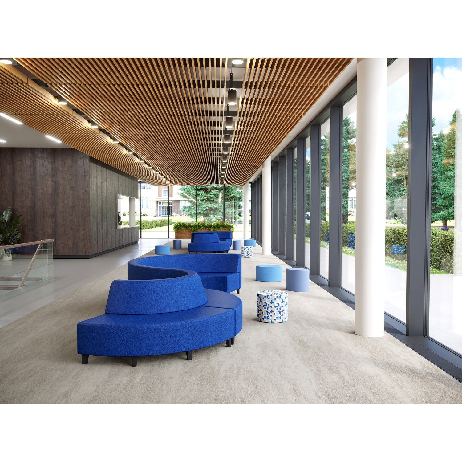 Flexxform Frame Ottomans — additional manufacturer image