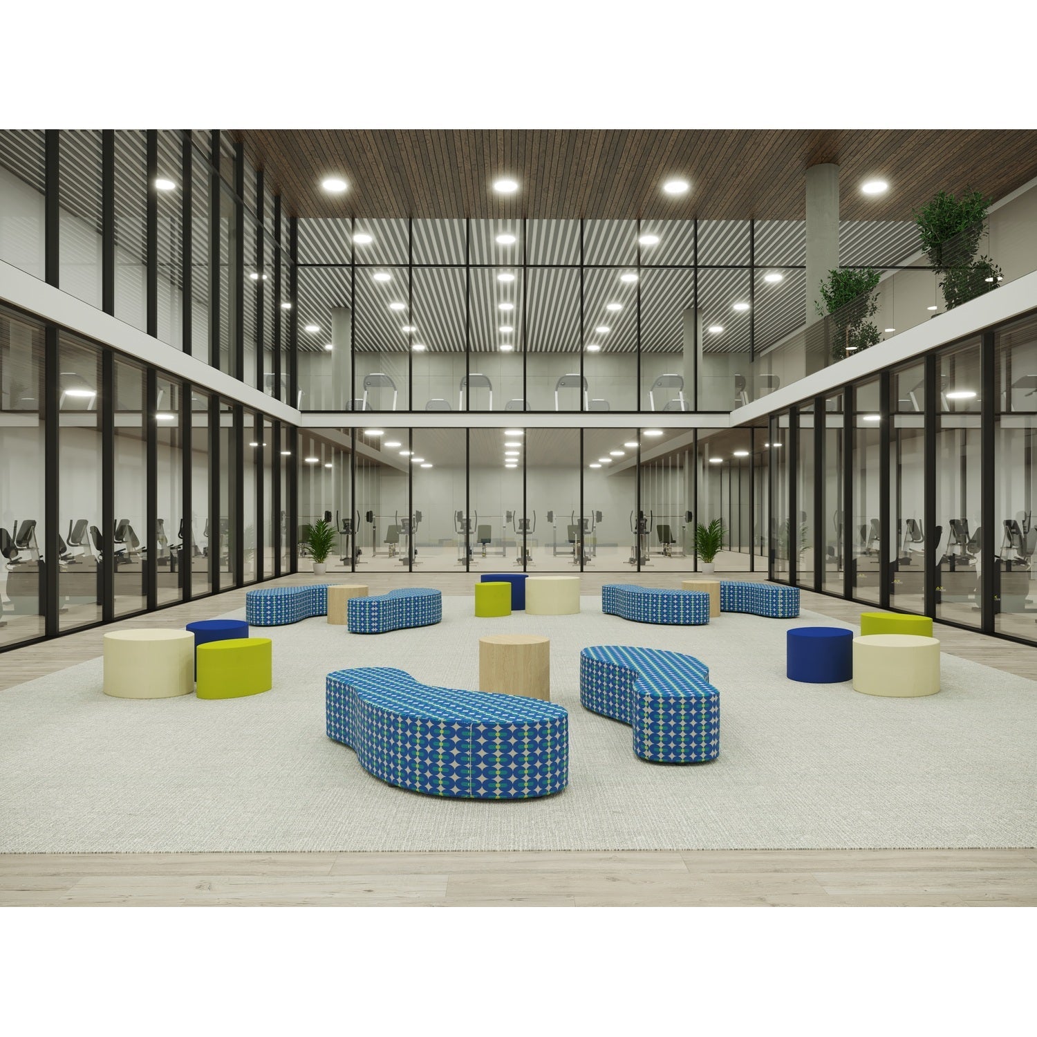 Flexxform Frame Ottomans — additional manufacturer image