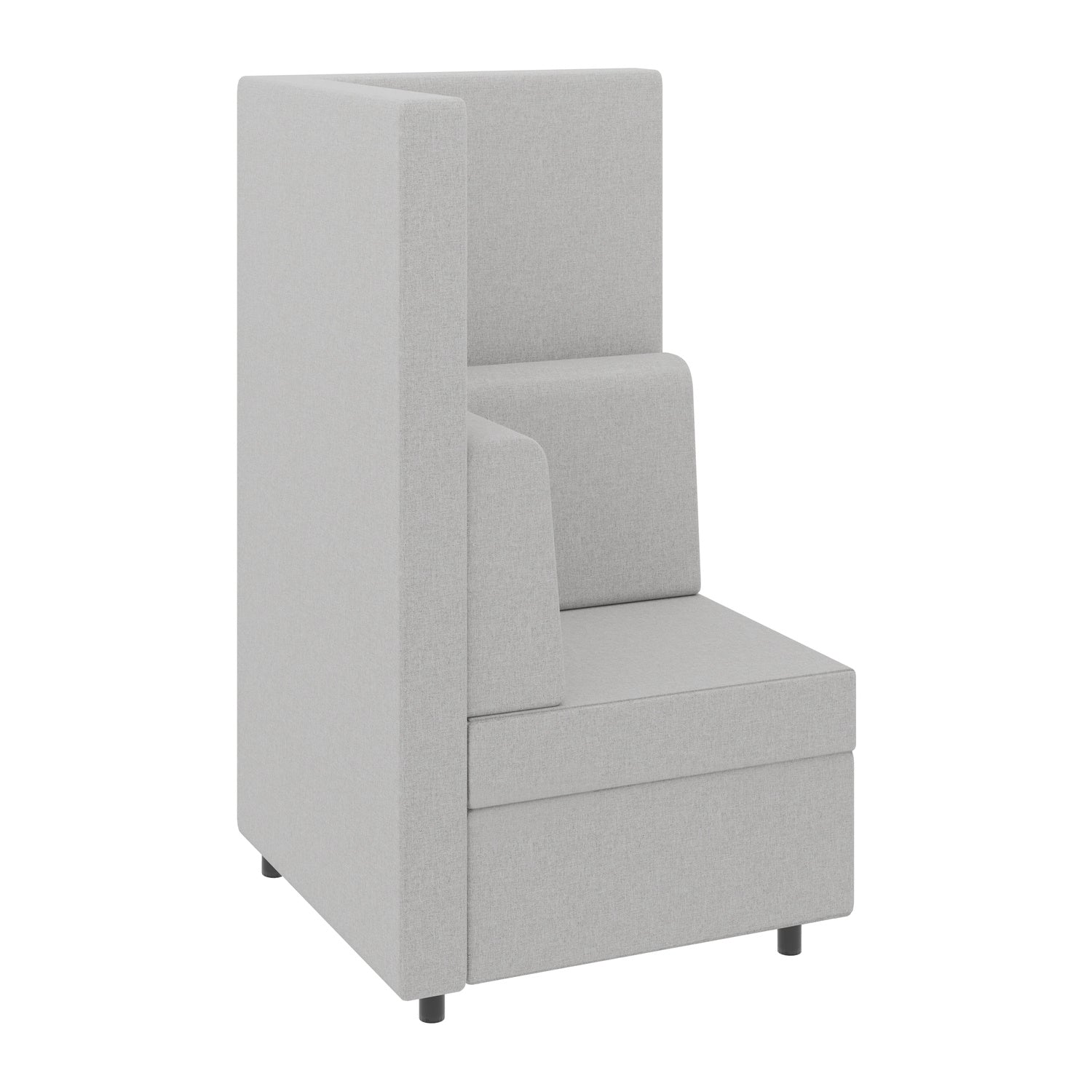 Flexxform Ion — Corner Privacy Back — 31" × 30" × 54" — IONC-PB