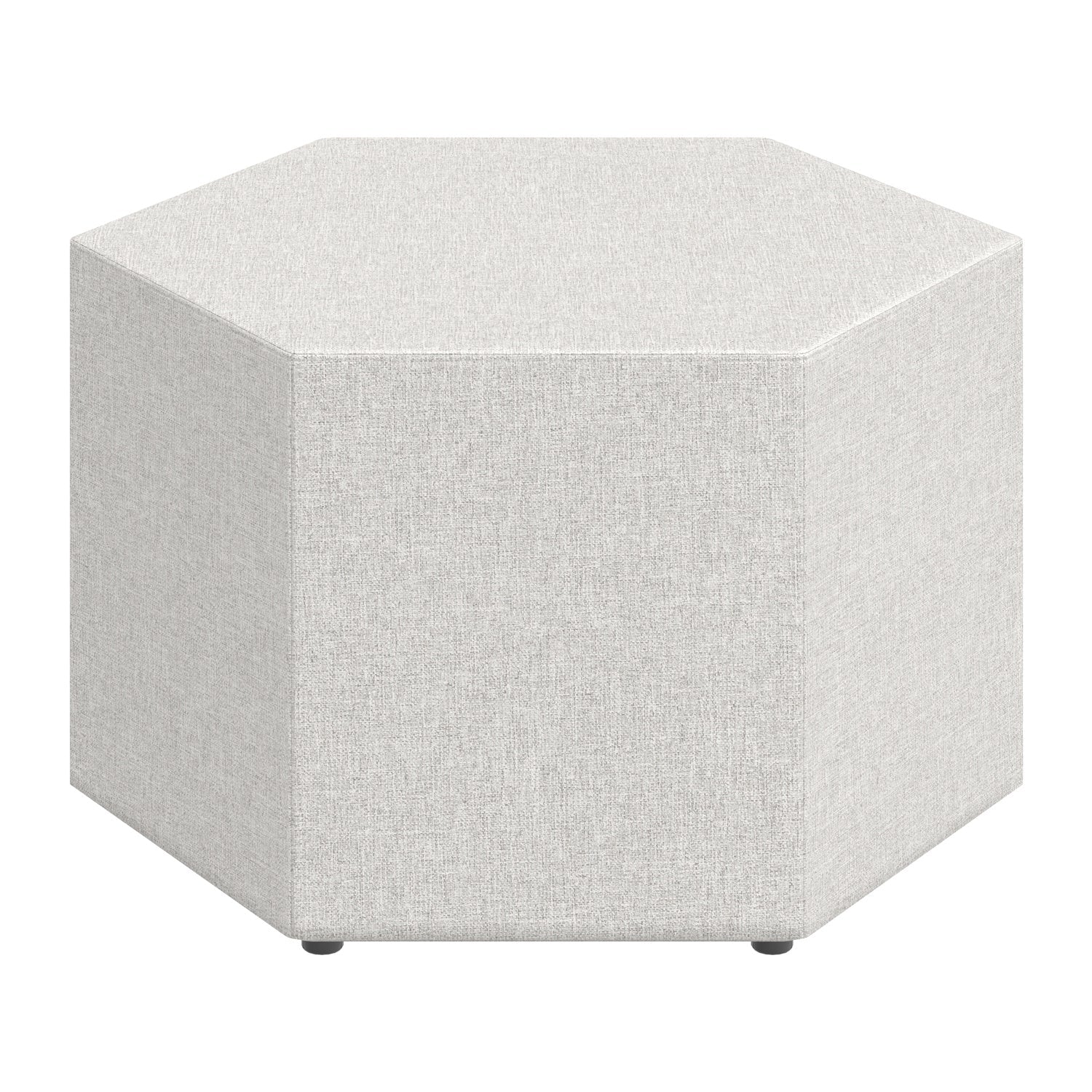 Flexxform Foam Ottomans — 14''H Hexagon — 24" × 21" × 14" — HEX14