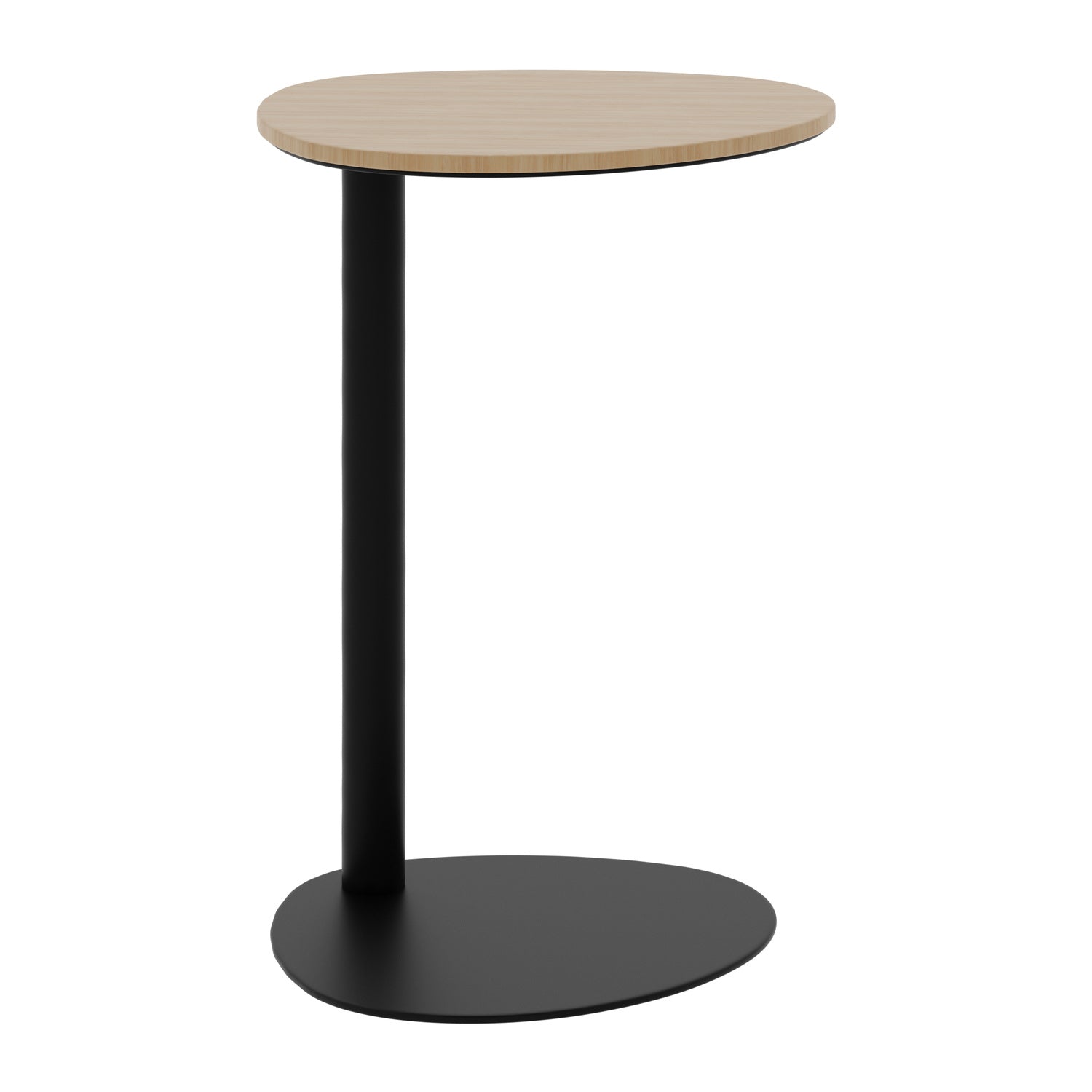 Flexxform Tas Tables — 24"H Metal Laptop Table Laminate Top — TAS24L