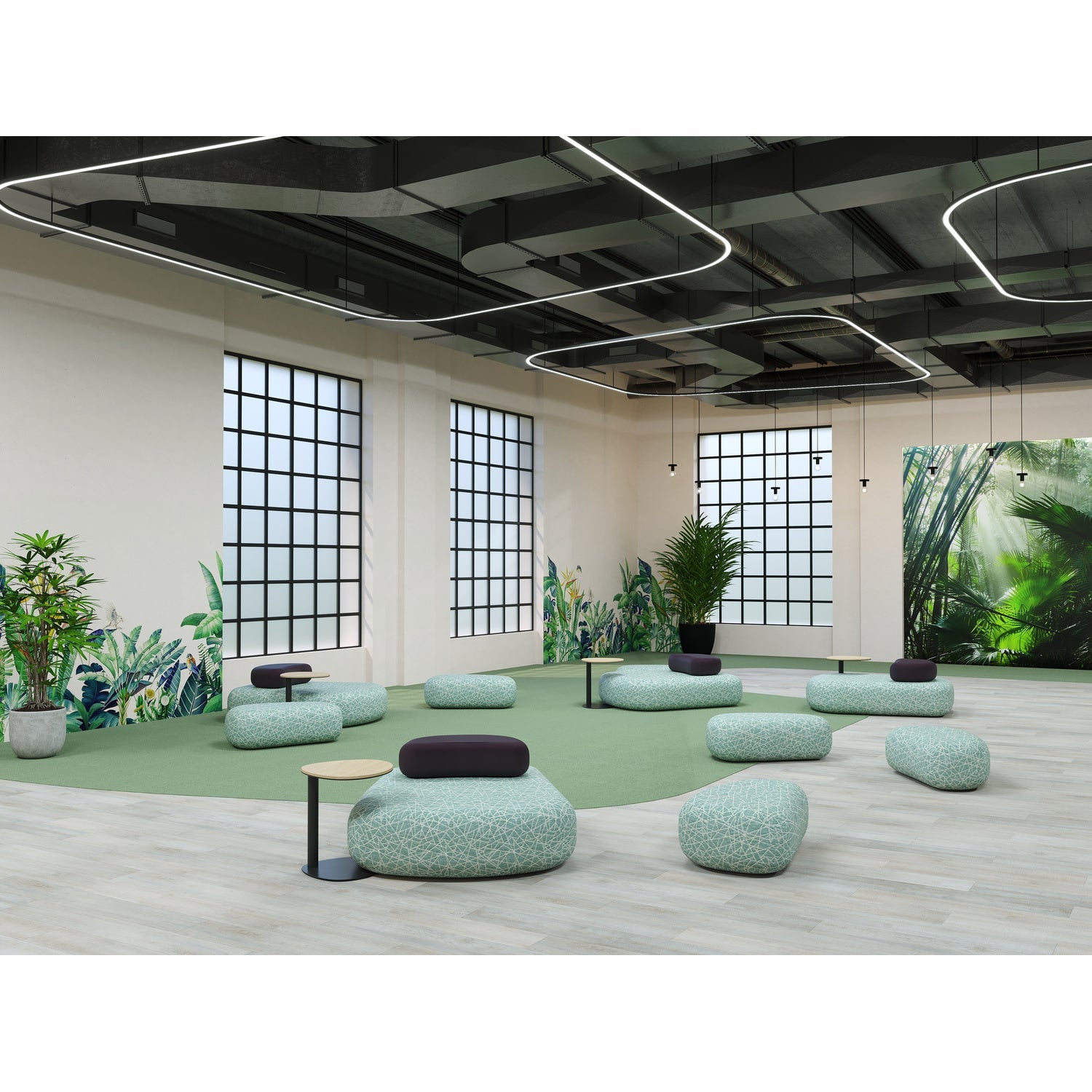Flexxform Koa Ottoman — additional manufacturer image