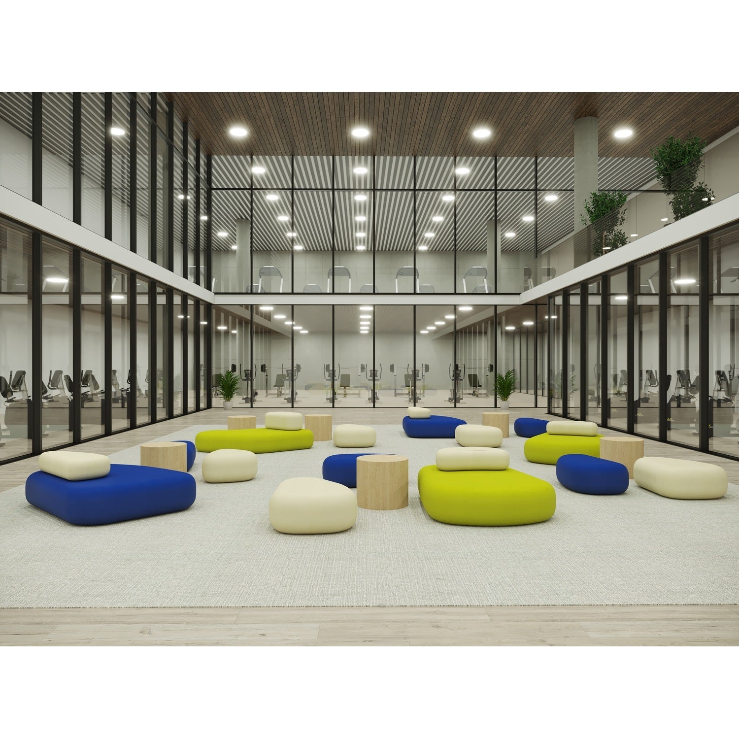 Flexxform Koa Ottoman — additional manufacturer image