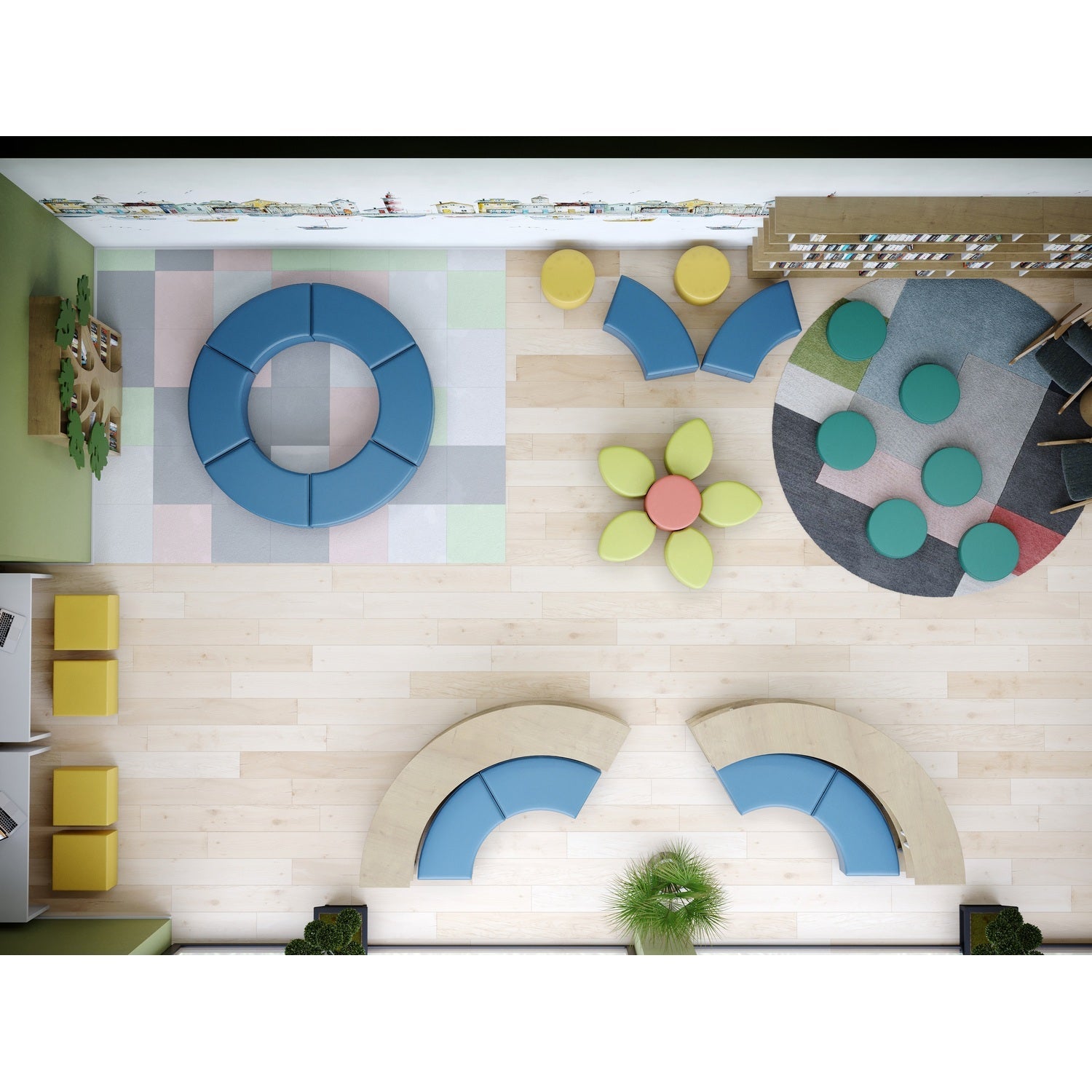 Flexxform Rae Ottoman — additional manufacturer image