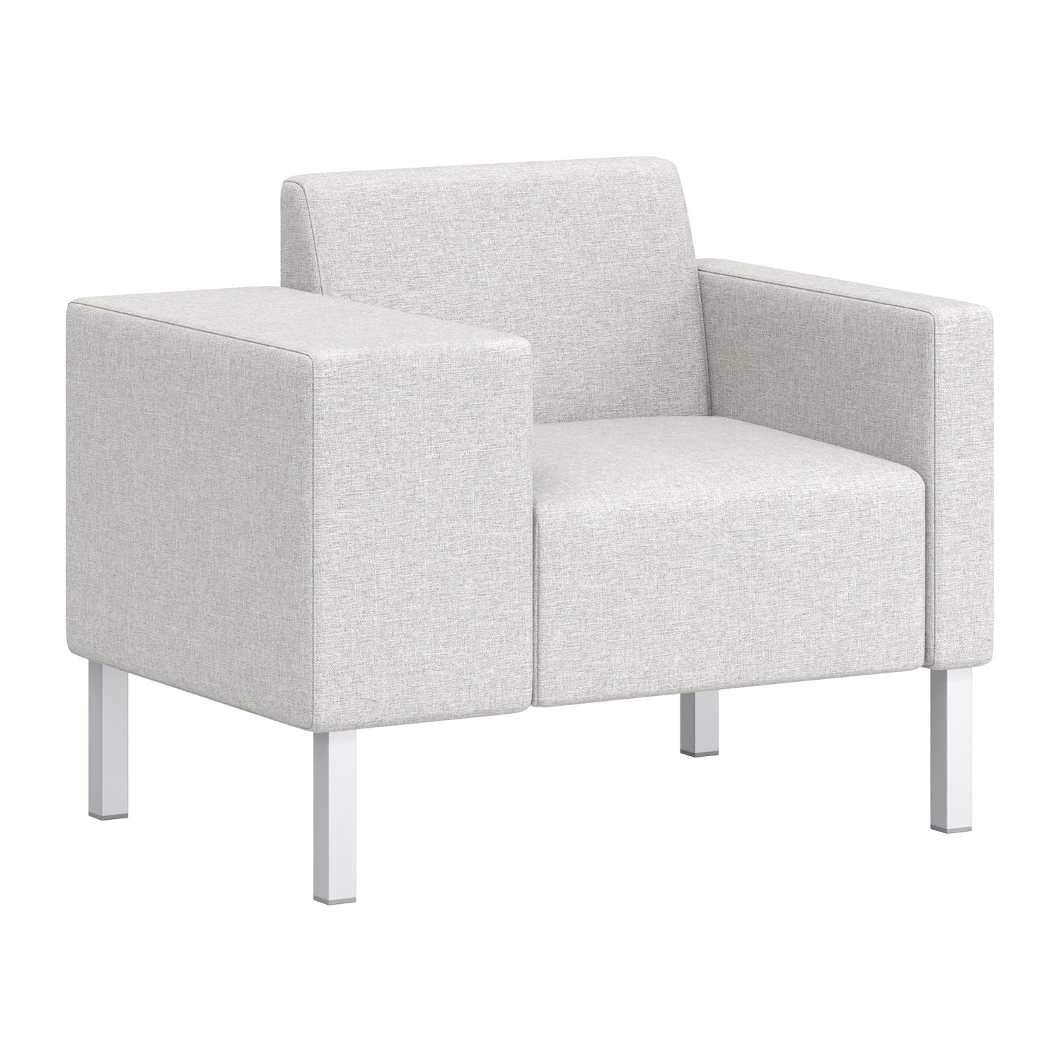 Flexxform Thk + Thn Square Junior — Junior One Seat with Thick Right — 29.75" × 20.25" × 24.25" — TTSJ1-TR