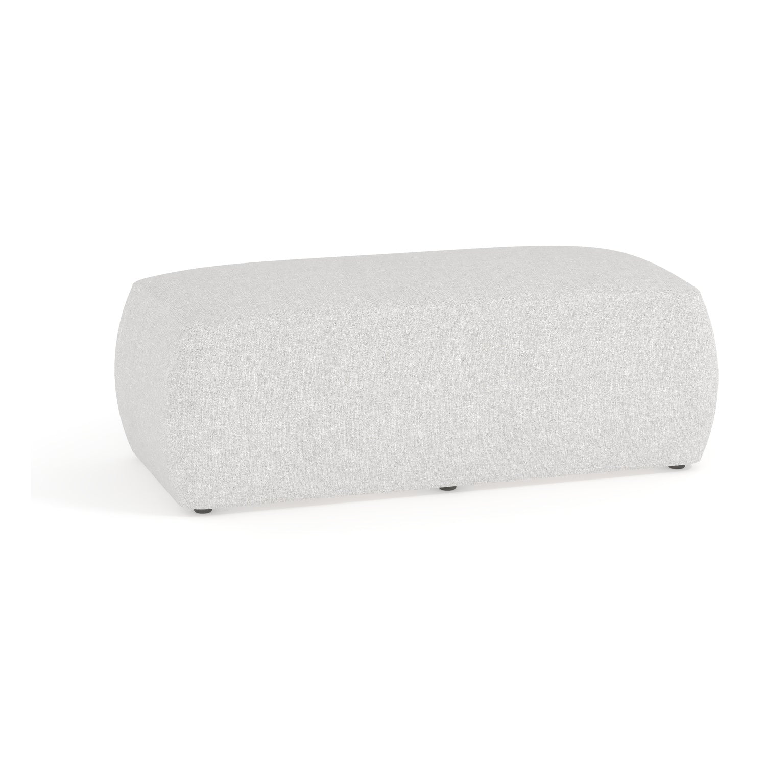 Flexxform Lodestone — Rectangle Pouf — 48" × 24" × 17" — LODR