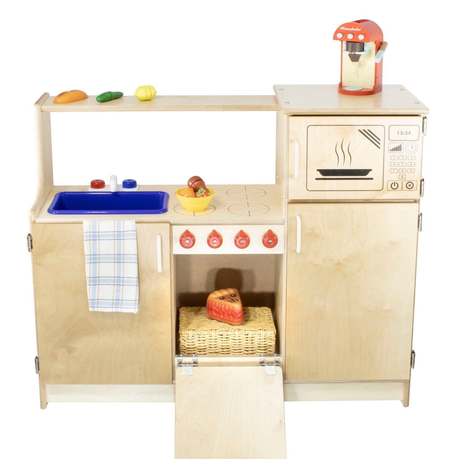 Four in One Play Kitchen | Trojan Classroom Furniture Interactive Play Furniture Trojan Classroom Furniture 