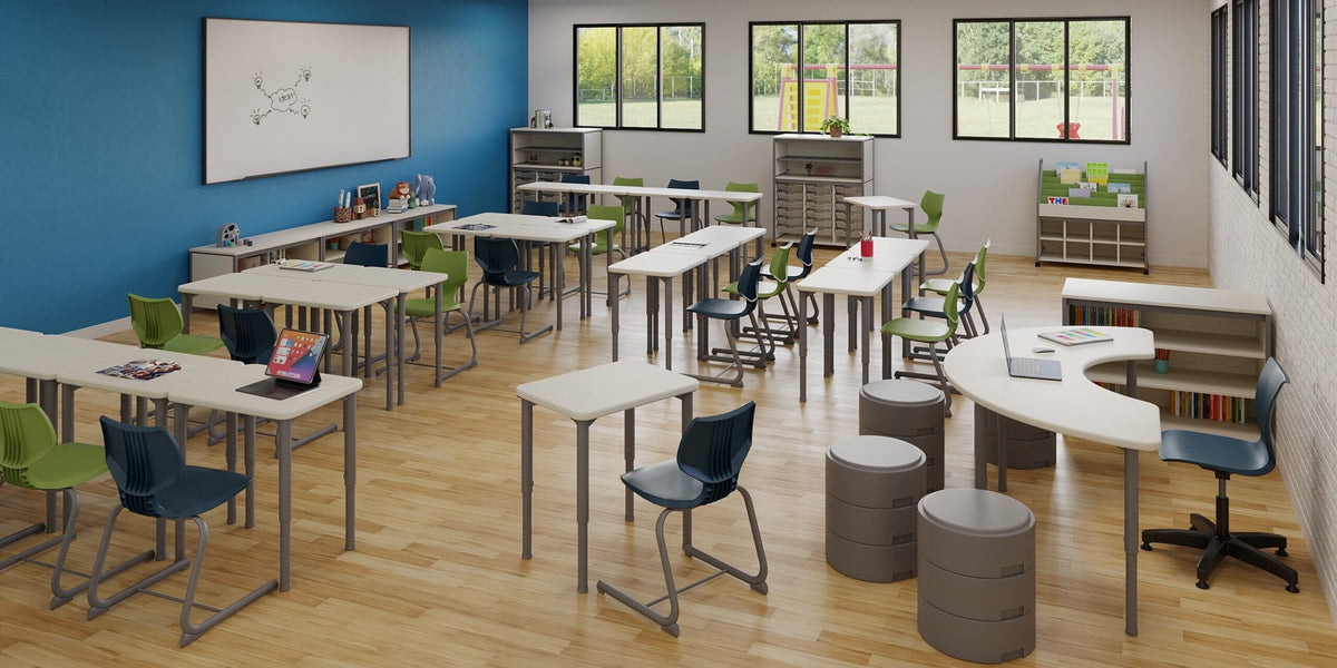 Groove Cantilever Student Chair | Smith System | Ergonomic School Seating Classroom Chairs, Stack Chairs, Student Chairs, Cafe Chairs Smith System 
