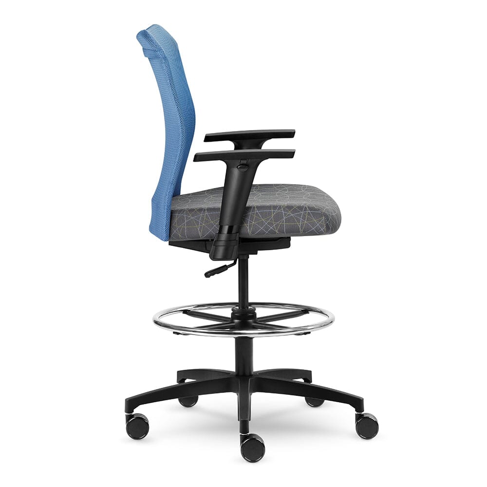 Inertia Upholstered Task Stools | Stylish, Sturdy & Simple Design Stools AllSeating 