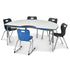 Integrity Kidney Table Classroom Tables Alumni Educational Solutions 