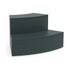 KI Clamber Tiered Seating: Two-tier 45° outside curve