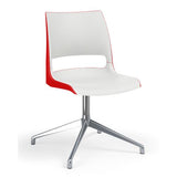 KI Doni Guest Chair | Four-star Swivel Base | 2 Tone Shell Guest Chair KI 