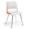 KI Doni Guest Chair | Tapered Leg | 2 Tone Shell Guest Chair, Cafe Chair KI 