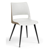 KI Doni Guest Chair | Tapered Leg | 2 Tone Shell Guest Chair, Cafe Chair KI 