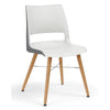 KI Doni Guest Chair | Tapered Leg | 2 Tone Shell Guest Chair, Cafe Chair KI 