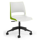 KI Doni Task Chair 2-Tone | Armless & with Arms | 5 Star Base Light Task Chair, Conference Chair, Computer Chair, Meeting Chair KI 