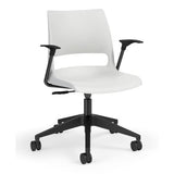 KI Doni Task Chair 2-Tone | Armless & with Arms | 5 Star Base Light Task Chair, Conference Chair, Computer Chair, Meeting Chair KI 