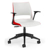 KI Doni Task Chair 2-Tone | Armless & with Arms | 5 Star Base Light Task Chair, Conference Chair, Computer Chair, Meeting Chair KI 