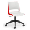 KI Doni Task Chair 2-Tone | Armless & with Arms | 5 Star Base Light Task Chair, Conference Chair, Computer Chair, Meeting Chair KI 