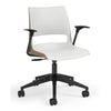 KI Doni Task Chair 2-Tone | Armless & with Arms | 5 Star Base Light Task Chair, Conference Chair, Computer Chair, Meeting Chair KI 