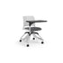 KI Learn2 strive upholstered chair with worksurface