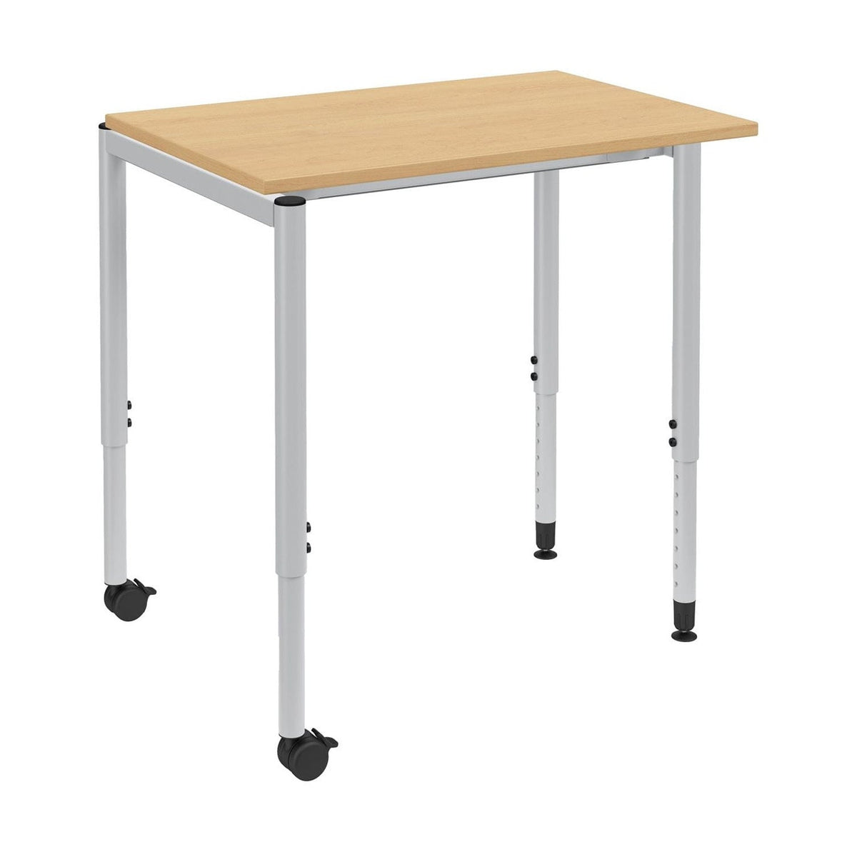 KI Ruckus Stacking Desks: Adjustable height — 21–32 inches