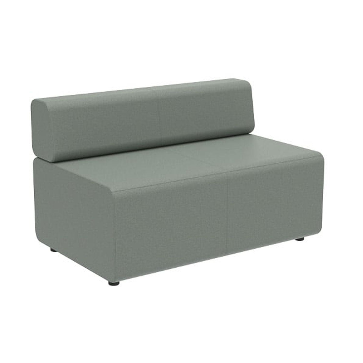 KI Zeker Modular Seating: Low-back rectangle — 48 inches