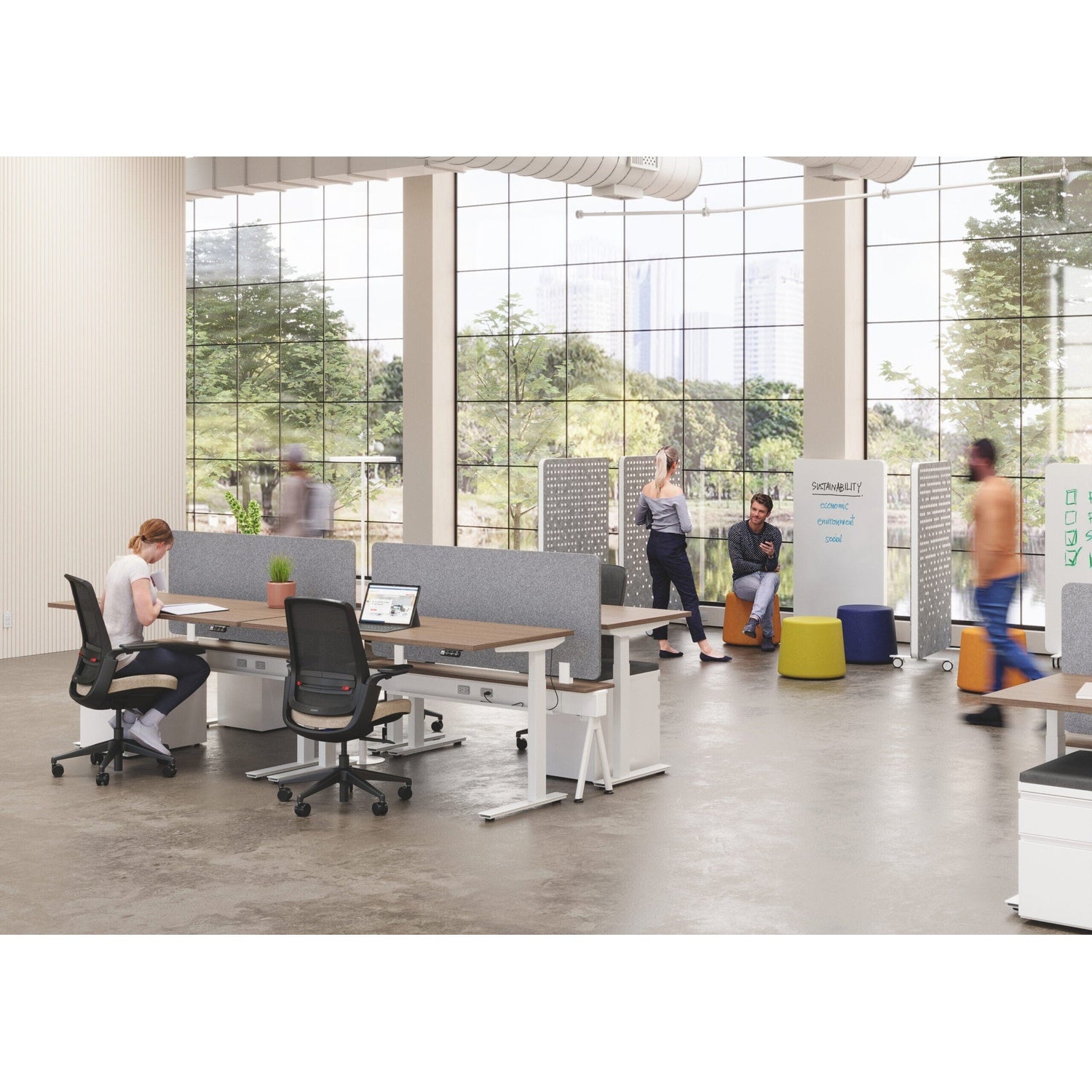 Kinetic | Sit Stand Desk Standing Desk Workspace 48 