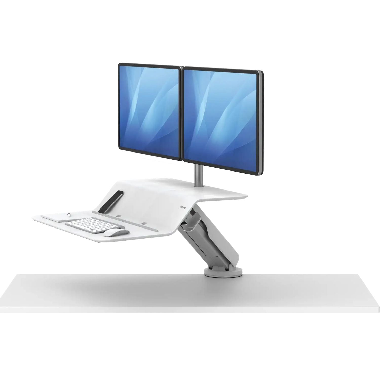 LotusRT2 | Sit-To-Stand - Dual Monitor Sit to Stand Fellowes 