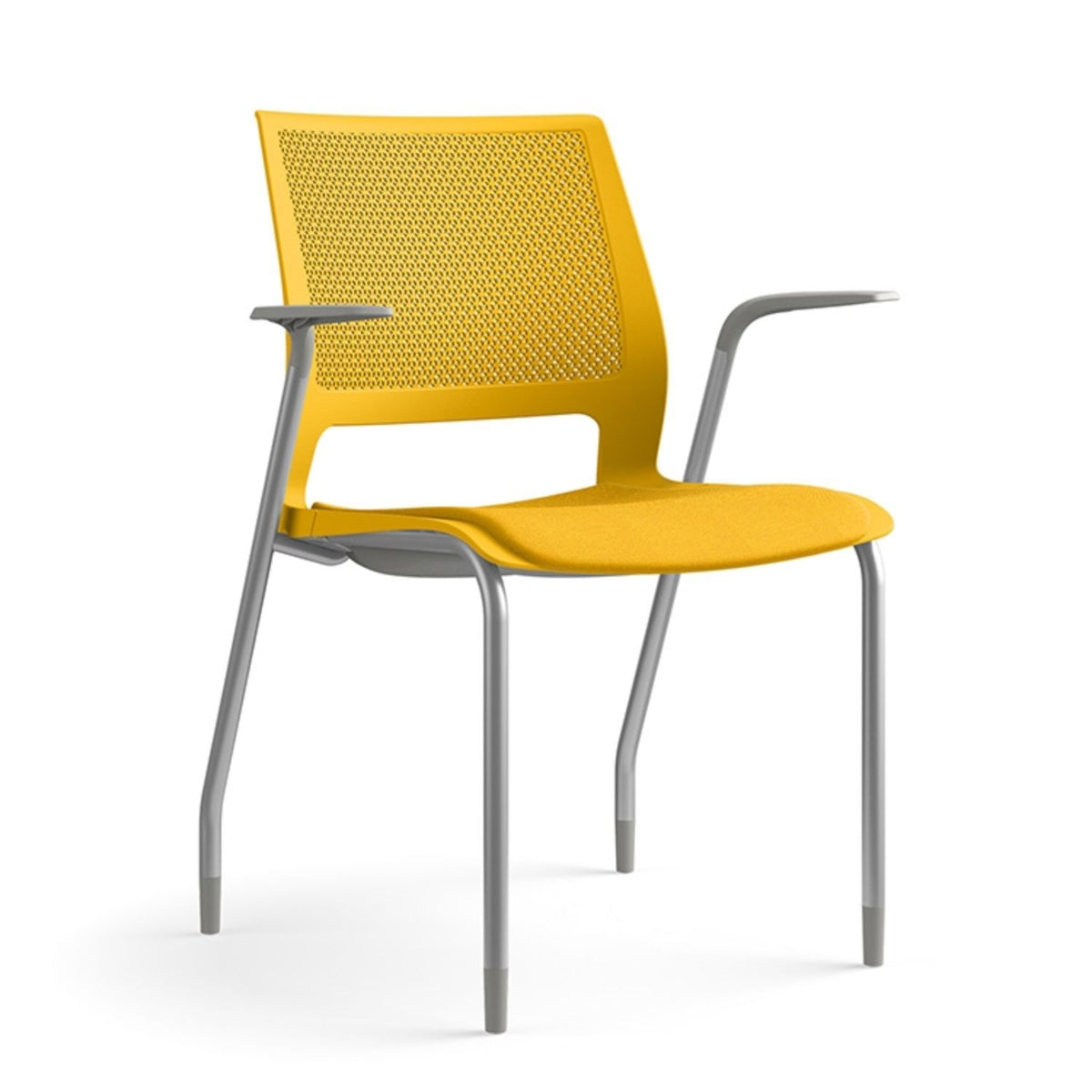 Lumin Series Four-Leg Stacking Chair | Ergonomic K-12 School & Classroom Seating Guest Chair, Cafe Chair, Stack Chair SitOnIt 