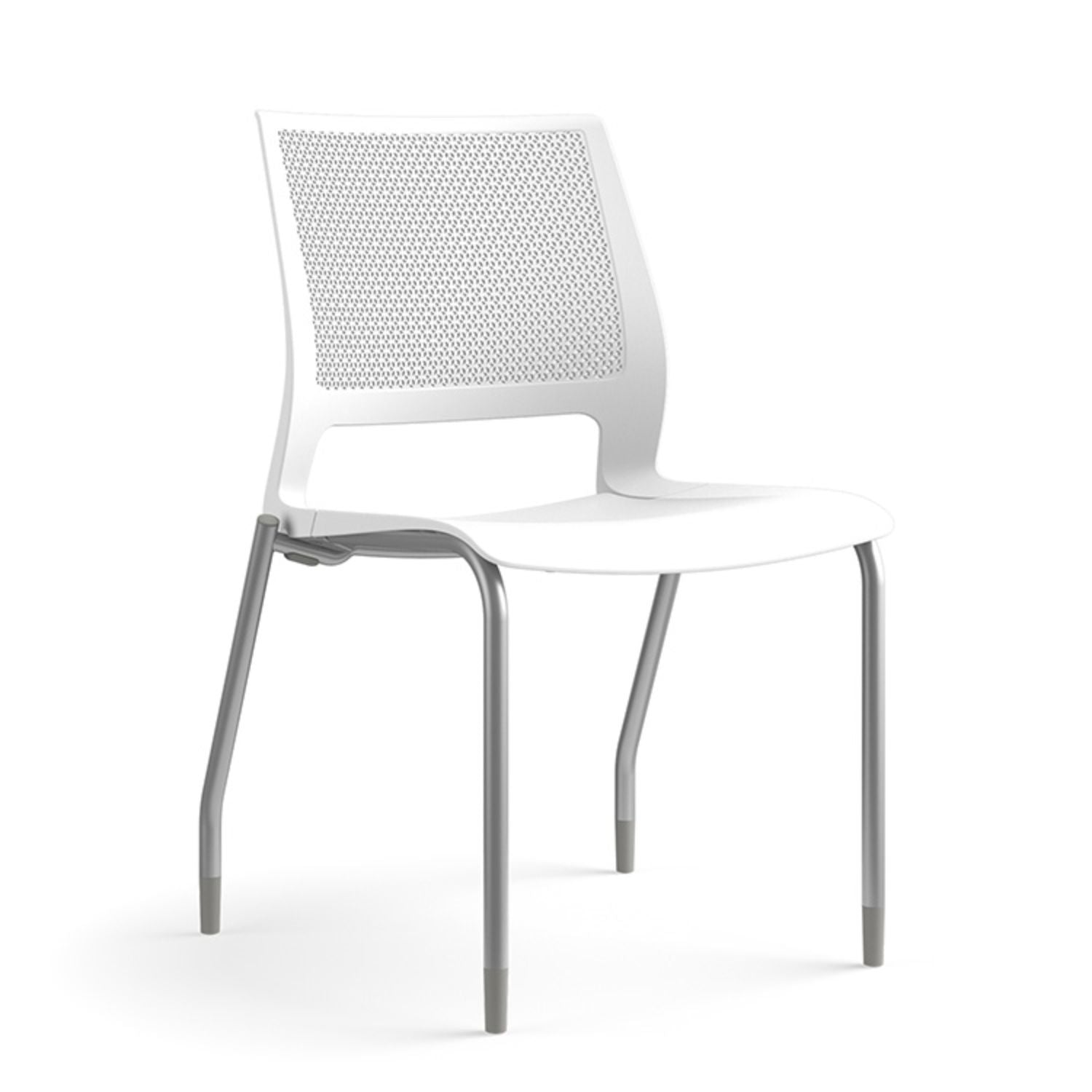 Lumin Series Four-Leg Stacking Chair | Ergonomic K-12 School & Classroom Seating Guest Chair, Cafe Chair, Stack Chair SitOnIt 
