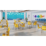 Lumin Series Four-Leg Stacking Chair | Ergonomic K-12 School & Classroom Seating Guest Chair, Cafe Chair, Stack Chair SitOnIt 